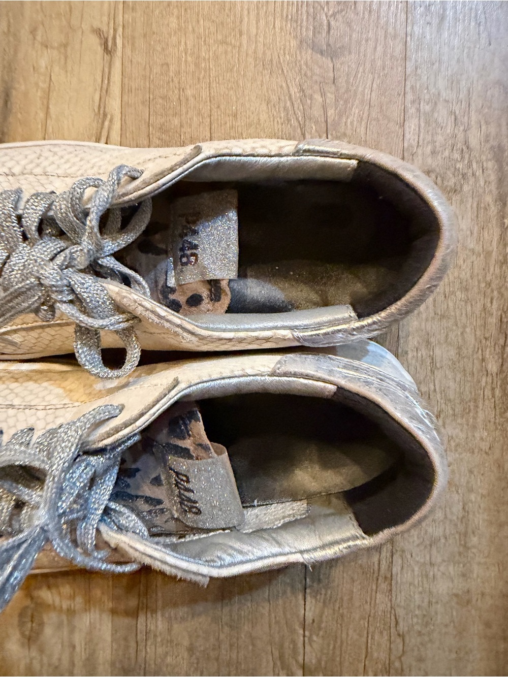 P448 Thea Platform Sneakers | Python Roccia - Picture 9 of 11